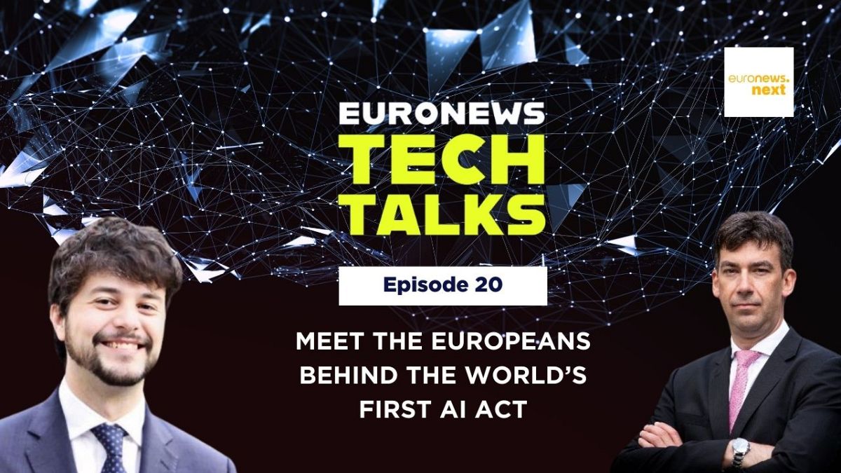 Meet the Europeans behind the world’s first AI regulation | Euronews Tech Talks Podcast thumbnail