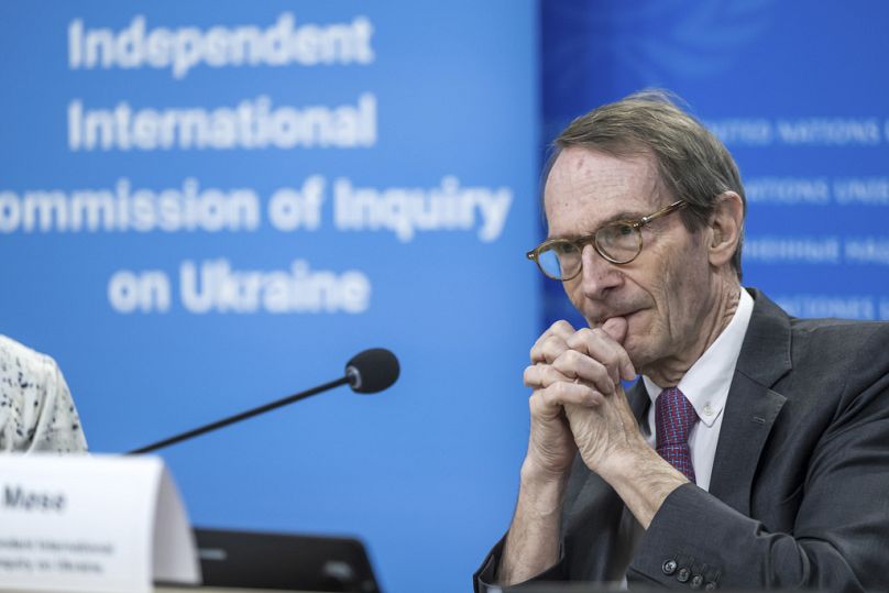 Erik Mose, Chair of the Independent International Commission of Inquiry on Ukraine.
