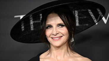 Juliette Binoche to replace Agnieszka Holland as new President of European Film Academy - pictured here at the premiere of the Apple TV+ series "The New Look" 