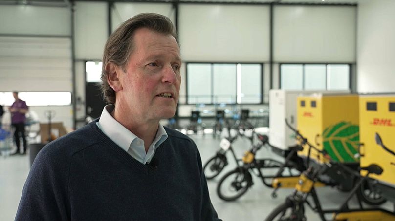 Der kaufmännische Direktor von Cargo Cycling Jeroen Beumer