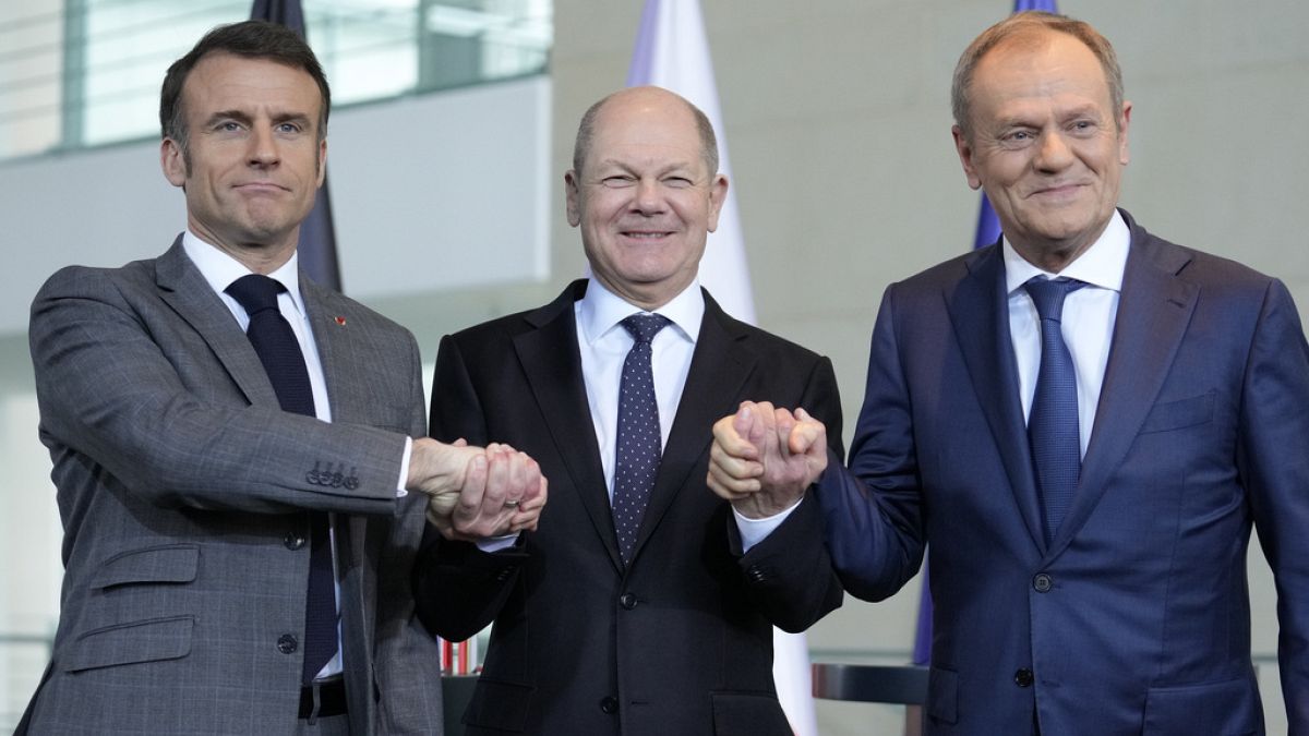 Frankreich, Deutschland und Polen beschleunigen Waffenlieferungen an die Ukraine