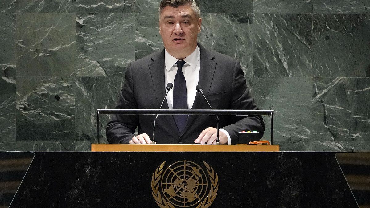 الرئيس الكرواتي زوران ميلانوفيتش