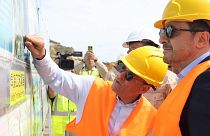 Ο πρόεδρος της Κυπριακής Δημοκρατίας Νίκος Χριστοδουλίδης επισκέπτεται τον τερματικό σταθμό αερίου στο Βασιλικό