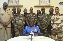 unta sözcüsü Albay Amadou Abdramane darbe duyurusunu okumuştu.