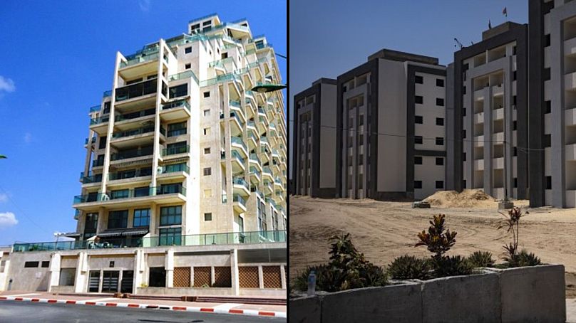 Gázai apartmanházak