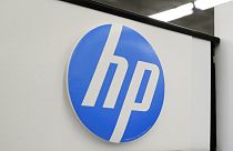 In this May 24, 2016, file photo, Hewlett-Packard products are on display at a store in North Andover, Mass.