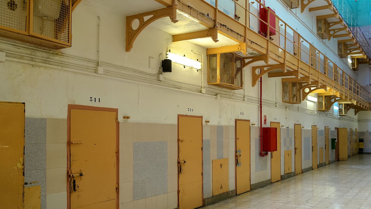 Imagen del interior de La Modelo, un antiguo centro penitenciario en Barcelona. 