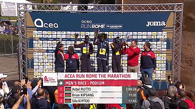 Marathon de Rome : les Kényans dominent le podium