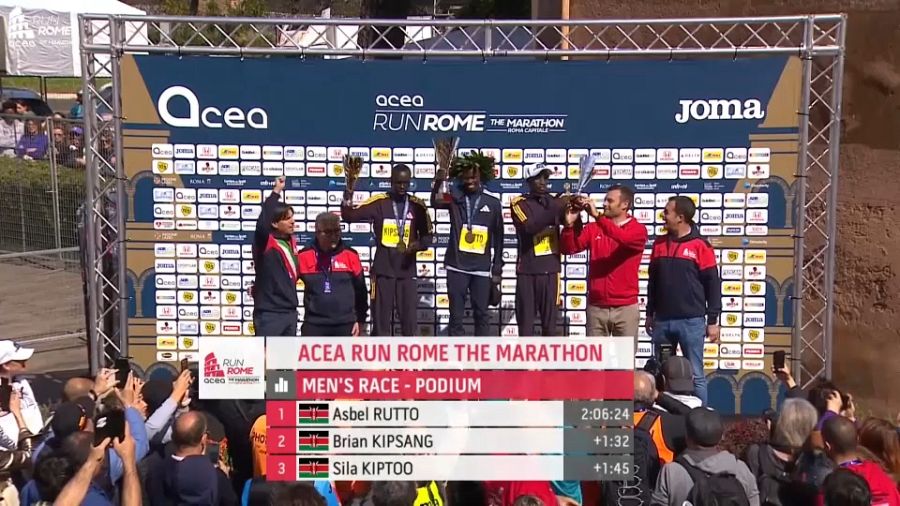 Kenyan athlete Asbel Rutto breaks record to win Rome marathon | Africanews