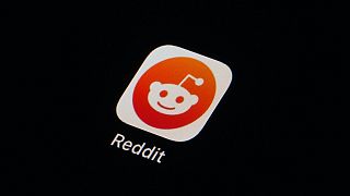 The Reddit app icon is seen on a smartphone on Feb. 28, 2023.