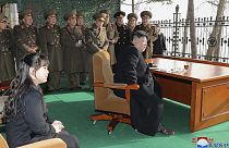 Kuzey Kore lideri Kim Jong-un ve kızı Kim Ju-ae