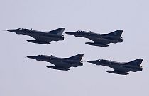 Pakistan Hava Kuvvetleri'ne ait savaş uçakları (arşiv)