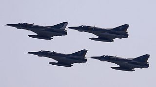 Pakistan Hava Kuvvetleri'ne ait savaş uçakları (arşiv)