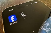 App logos for Facebook, left, and X, formerly known as Twitter, are seen on a mobile phone in Los Angeles, Saturday, March 16, 2024. 