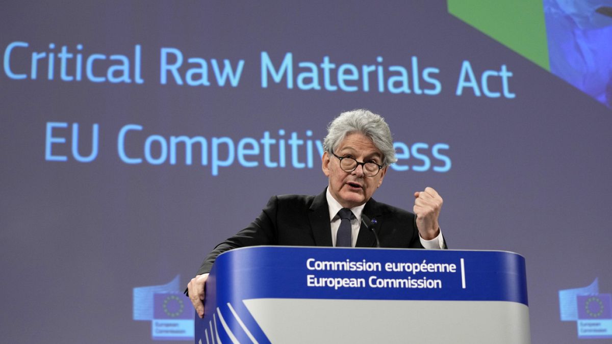 Политика на ЕС.
            
Добивът на критични материали е одобрен въпреки зелените страхове