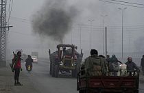 Pakistan'ın Lahor kenti. Dünyada havası en kirli ülke Pakistan