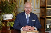 König Charles III am 11. März 2024 bei seiner Botschaft an das Commonwealth.