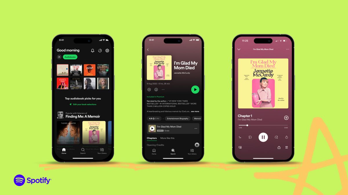Spotify as displayed on the app