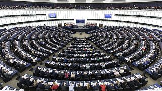 The European Parliament during a plenary session in Strasbourg