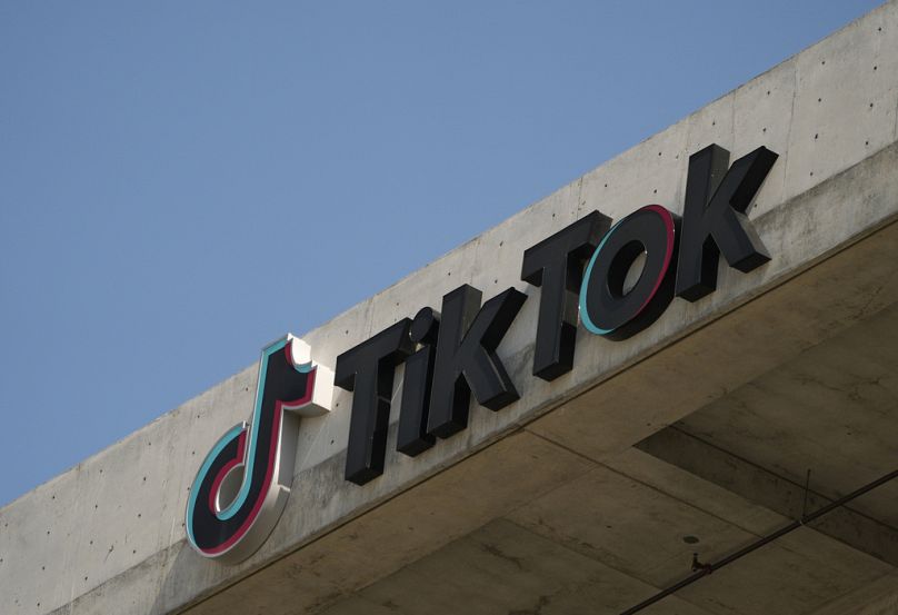 The TikTok Inc. logo is seen on their building in Culver City, CA, March 2024