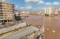 مدينة درنة-ليبيا  الثلاثاء 12 سبتمبر-أيلول 2023 بعد عاصفة البحر المتوسط "دانيال" 