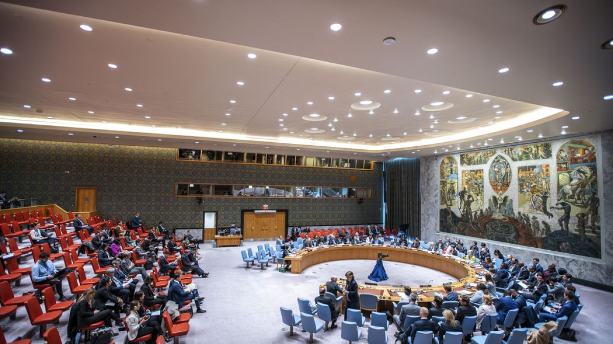 اجتماع مجلس الأمن التابع للأمم المتحدة بشأن حفظ السلام والأمن الدوليين ونزع السلاح النووي 18 مارس 2024.
