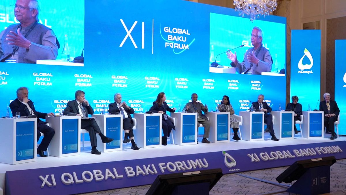Leaders call for unified response to global problems at Baku forum