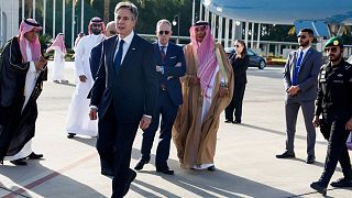 ورود وزیر خارجه آمریکا به عربستان