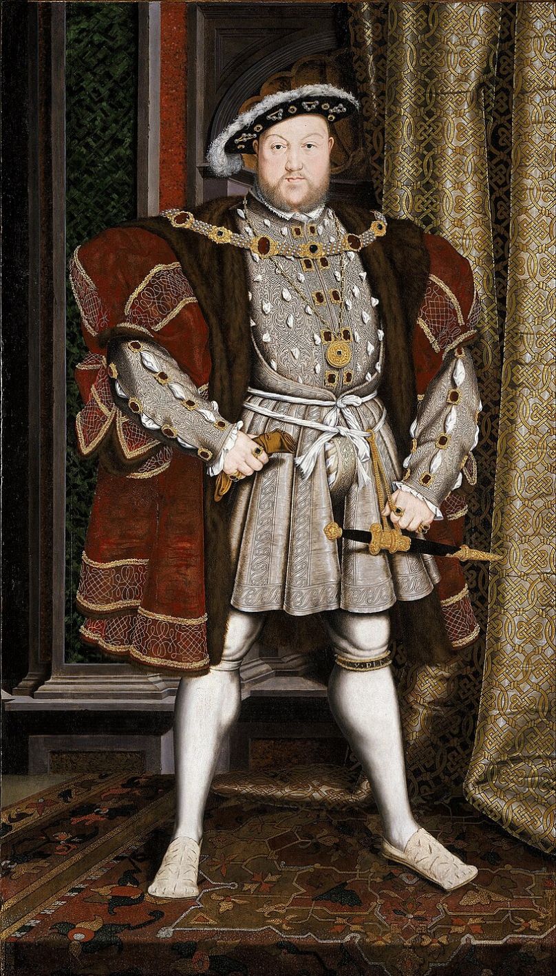 Portrait of Henry VIII by Hans Holbein the Younger (1537)