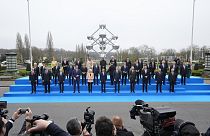 Brüksel'deki Nükleer Enerji Zirvesi'nde bir araya gelen liderler