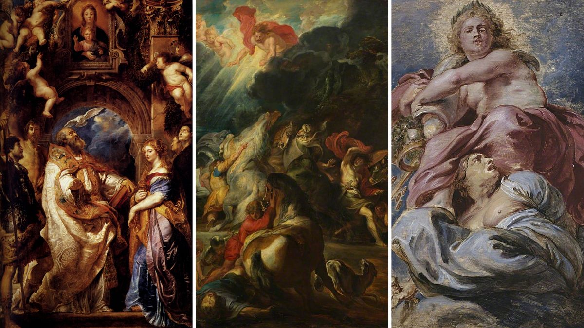 The three disputed Rubens paintings