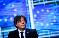 FILE PHOTO - Carles Puigdemont in Brussels on March 9, 2021