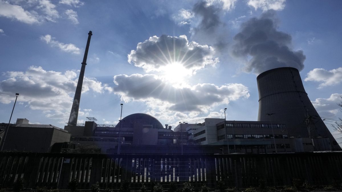 A Németországban 2022-ben leállított Emsland atomerőmű Lingenben