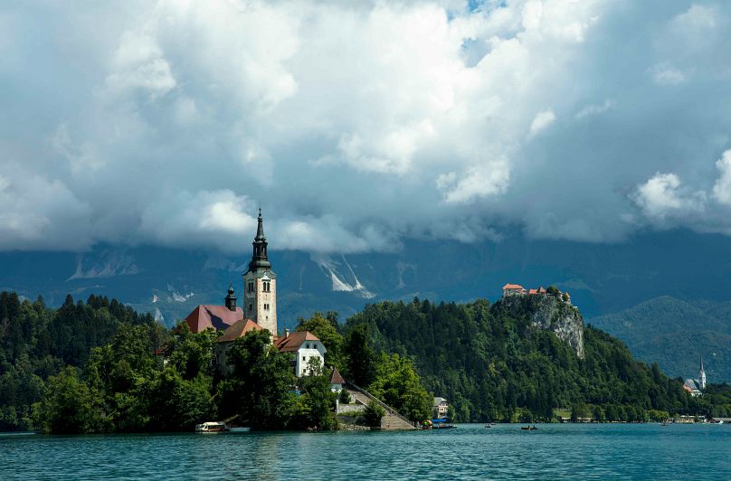 Lake Bled in Slovenia, October 2023
