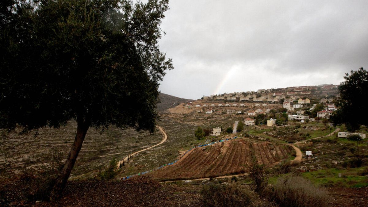 İsrail işgali altındaki Batı Şeria'da bir Yahudi yerleşim yeri