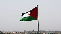 Batı Şeria'da dalgalanan Filistin bayrağı