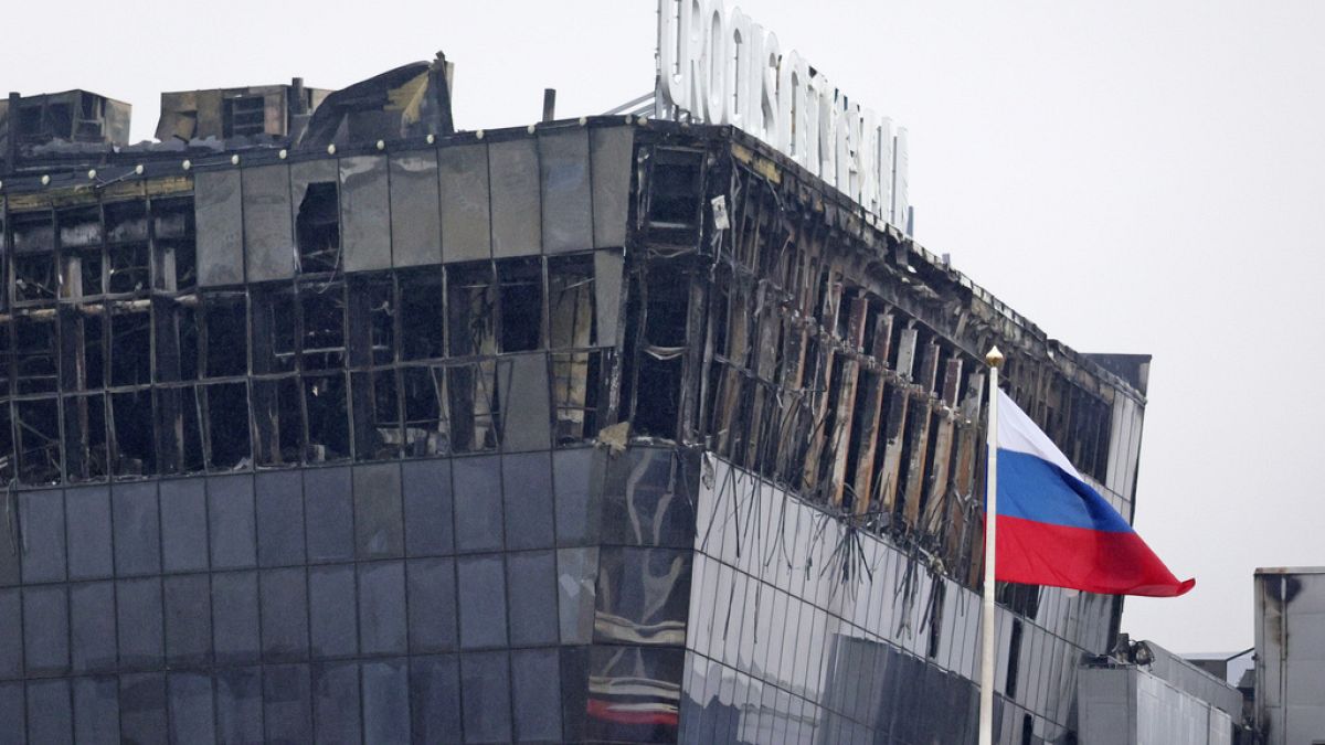Luogo dell'attentato a Mosca