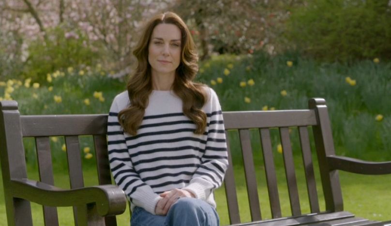 Kate Middleton anuncia que tiene cáncer en un vídeo.