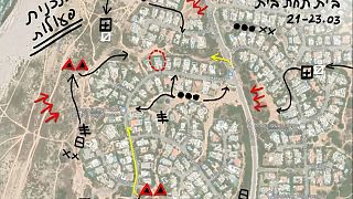 خريطة لعملية اقتحام بيت نتنياهو في قياسرية