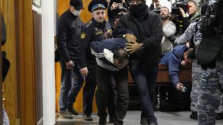 Suspects in Moscow attack appear in court