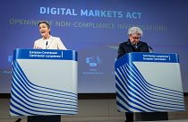 Commissioners Margrethe Vestager and Thierry Breton