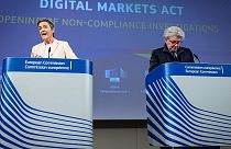 Komisyon Üyeleri Margrethe Vestager ve Thierry Breton