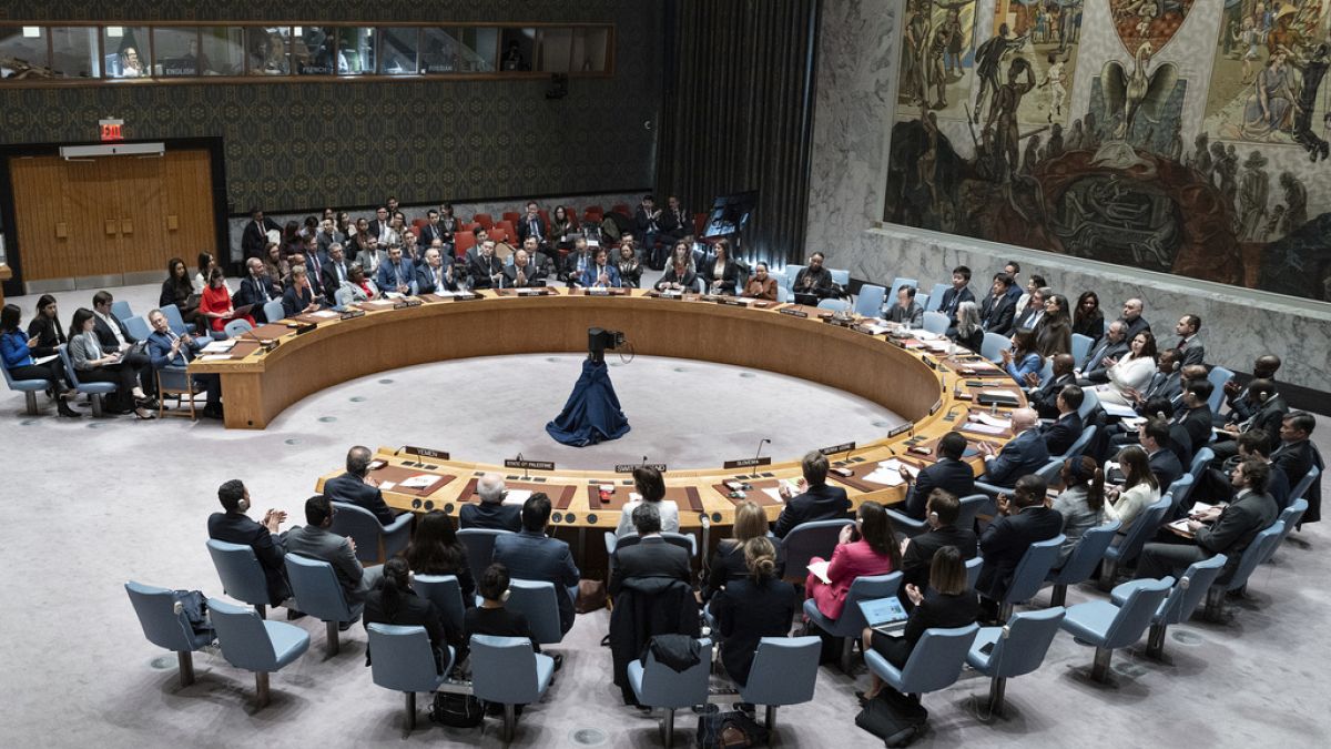Reunión del Consejo de la ONU.