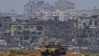 La distruzione nella Striscia di Gaza dopo sei mesi di offensiva militare israeliana