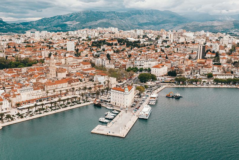 Split is a great destination for travelling on by ferry.