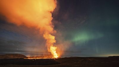 أضواء الشفق القطبي-أيسلندا