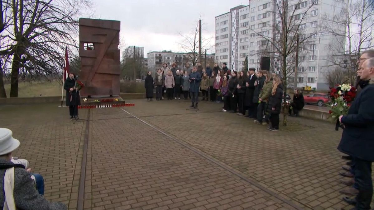 La cerimonia a 75 anni dalle deportazioni di massa dai Paesi Baltici in Siberia