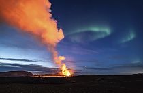 Извержение вулкана, Исландия 
