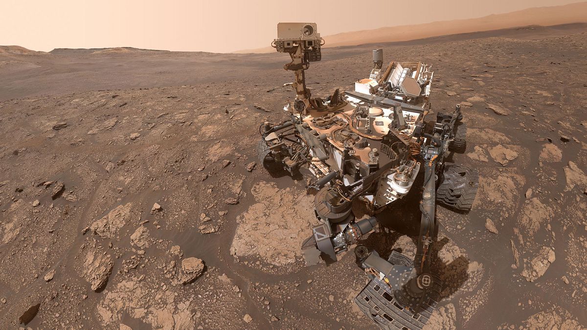Curiositys Selfie an der "Mary Anning"-Stelle auf dem Mars