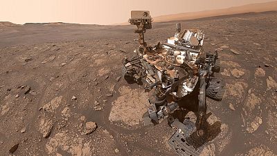 Curiositys Selfie an der "Mary Anning"-Stelle auf dem Mars